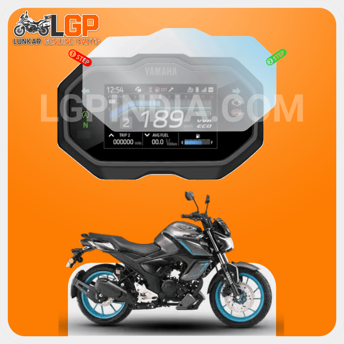 LGP SCREEN GUARD DISPLAY PROTECTOR YAMAHAFZ-S Fi HYBIRD (2025+ MODELS) - LGP India