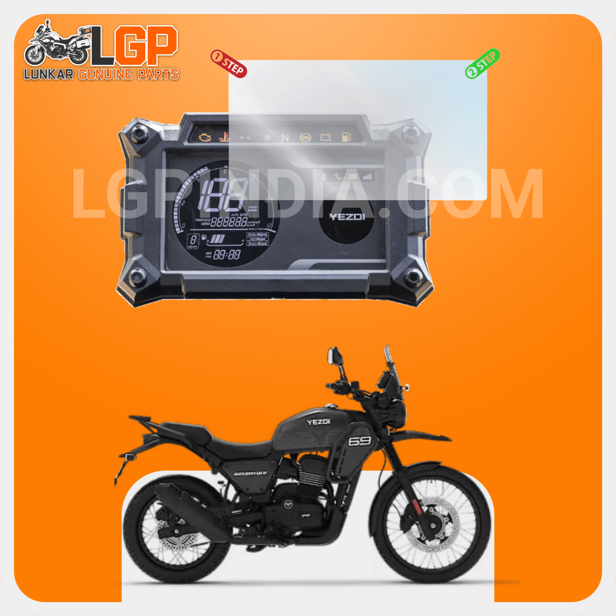 LGP SCREEN GUARD DISPLAY PROTECTOR YEZDIYEZDI ADVENTURE - LGP India