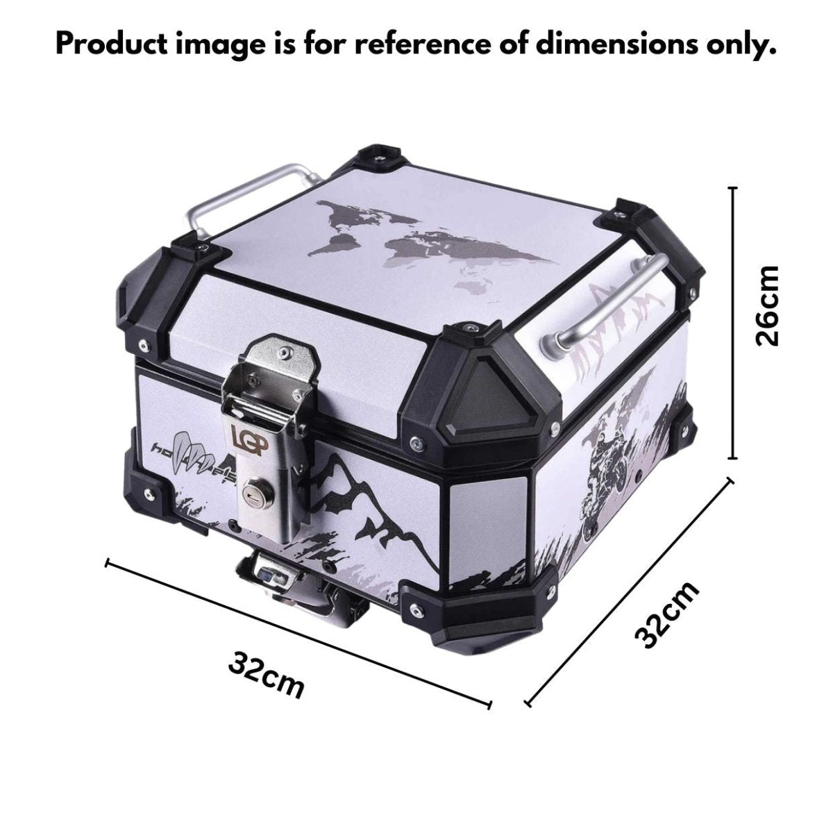 LGP TOP BOX 18L WHITE GRAPHICS - LGP India