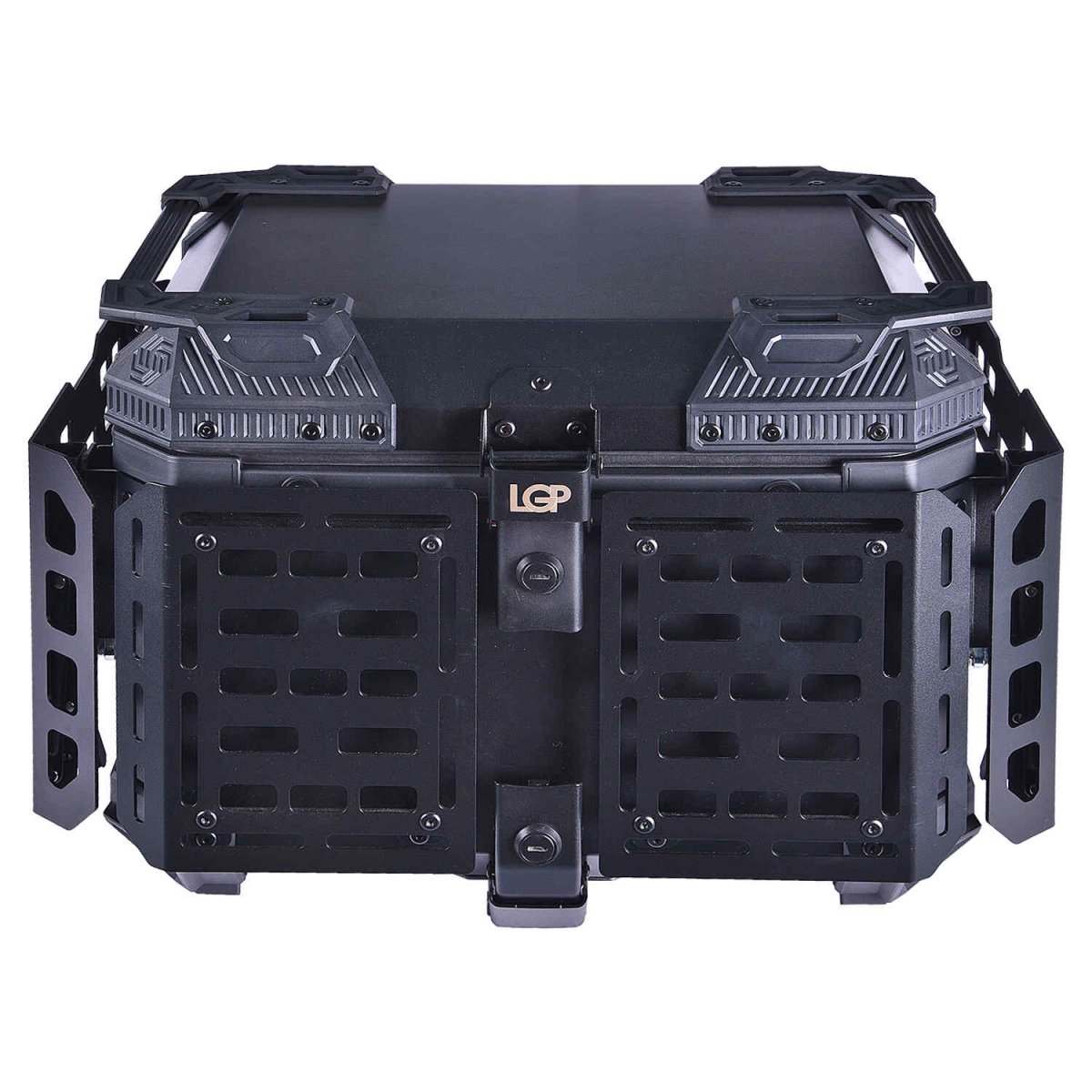LGP TOP BOX 45L BLACK ARMOURED WITH BACKREST - LGP India