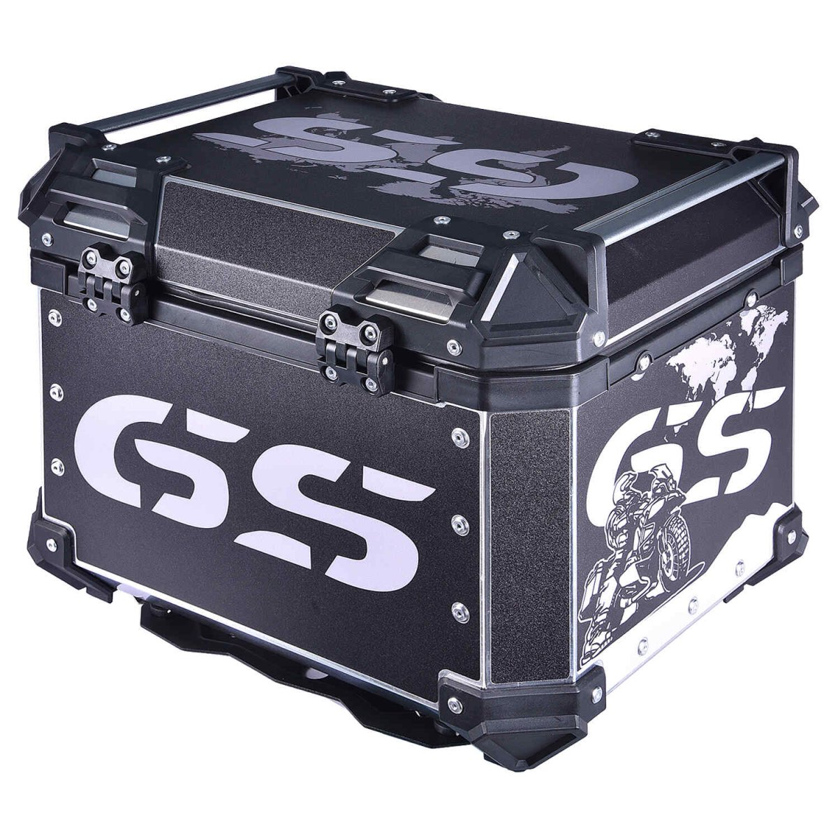 LGP TOP BOX 45L BLACK GS WITH BACKREST - LGP India