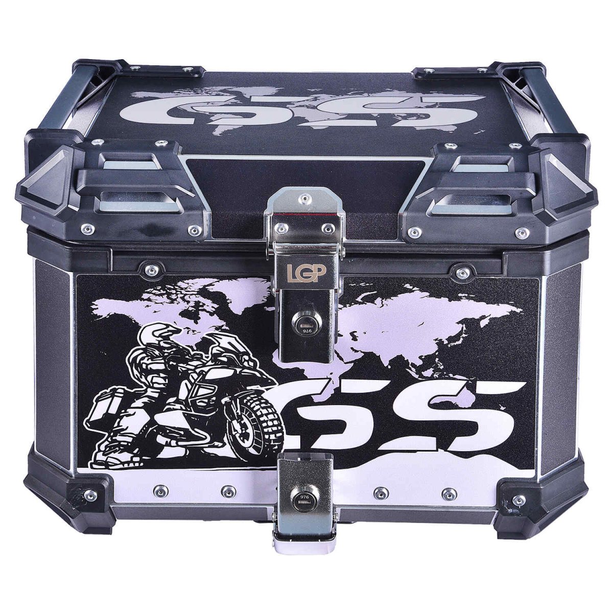 LGP TOP BOX 45L BLACK GS WITH BACKREST - LGP India