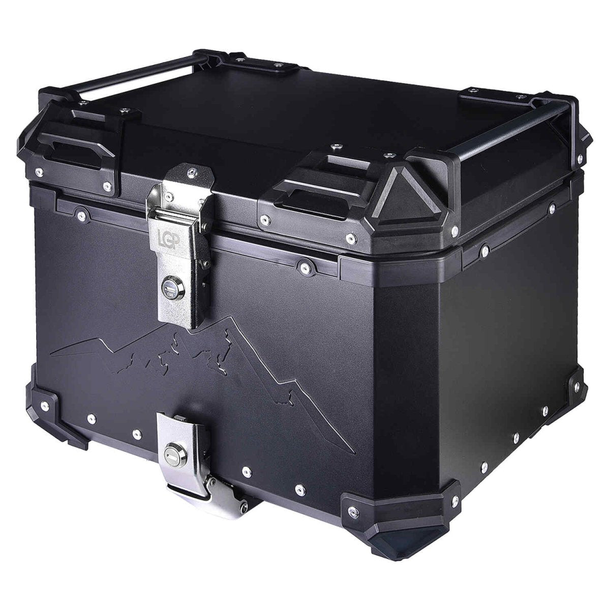LGP TOP BOX 45L BLACK HIMALAYAN WITH BACKREST - LGP India