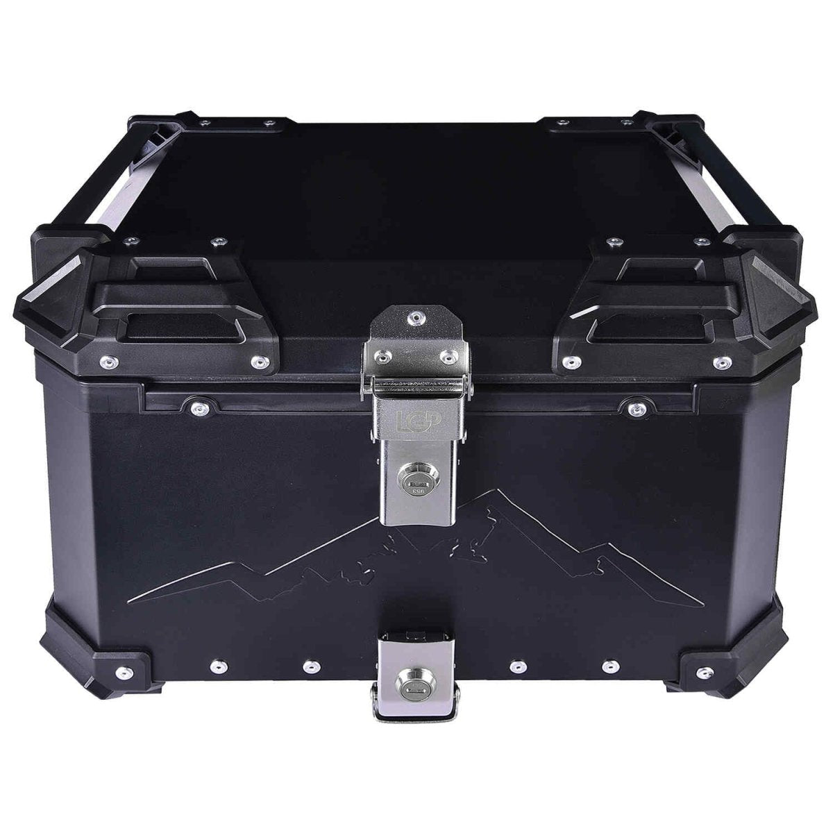 LGP TOP BOX 45L BLACK HIMALAYAN WITH BACKREST - LGP India