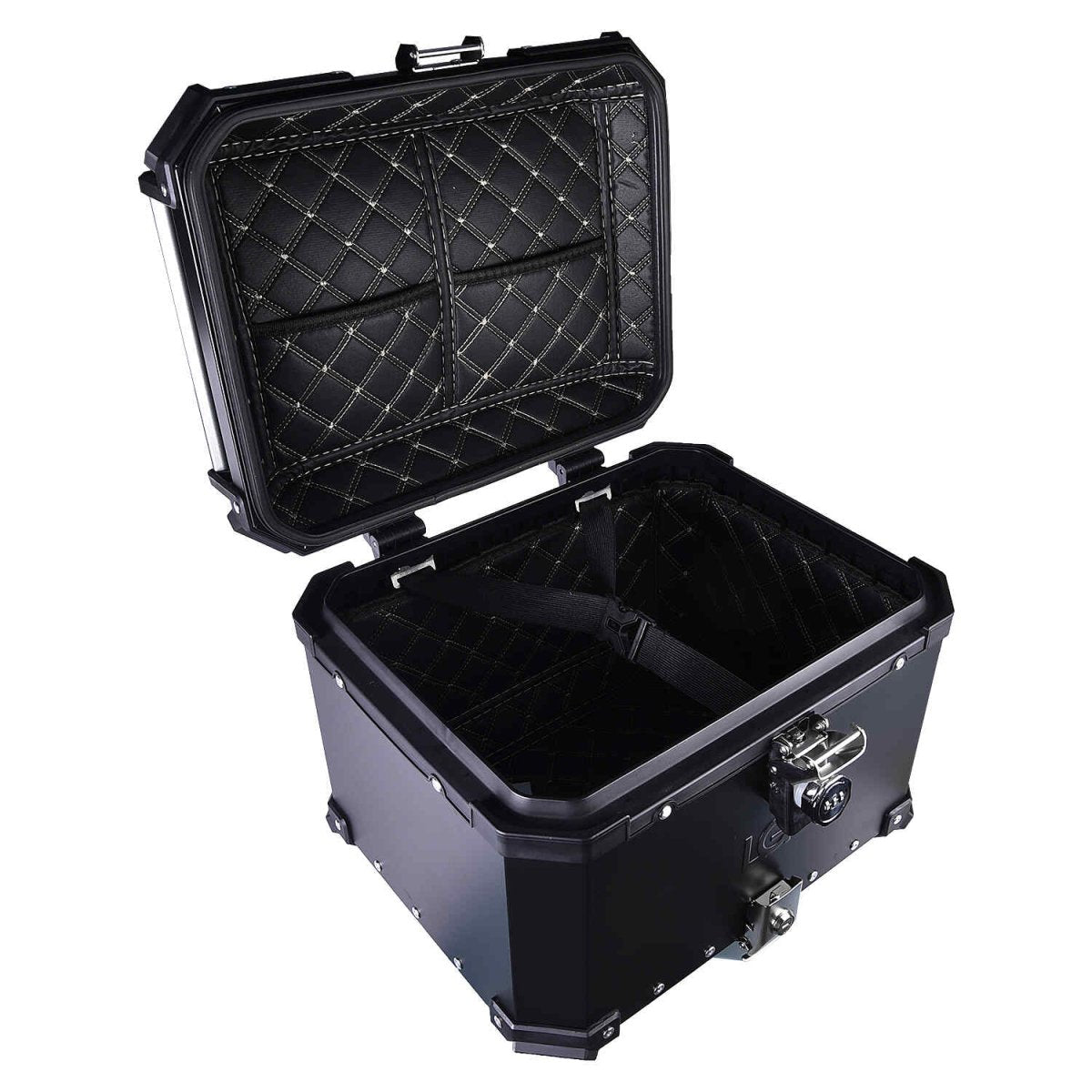 LGP TOP BOX 45L BLACK NUMBER LOCK WITH BACKREST - LGP India