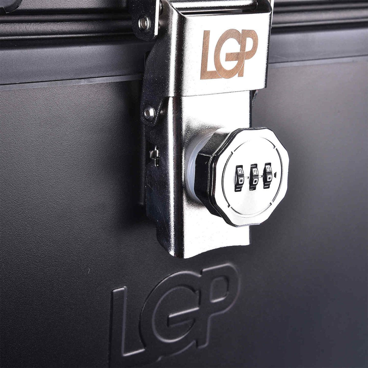 LGP TOP BOX 45L BLACK NUMBER LOCK WITH BACKREST - LGP India