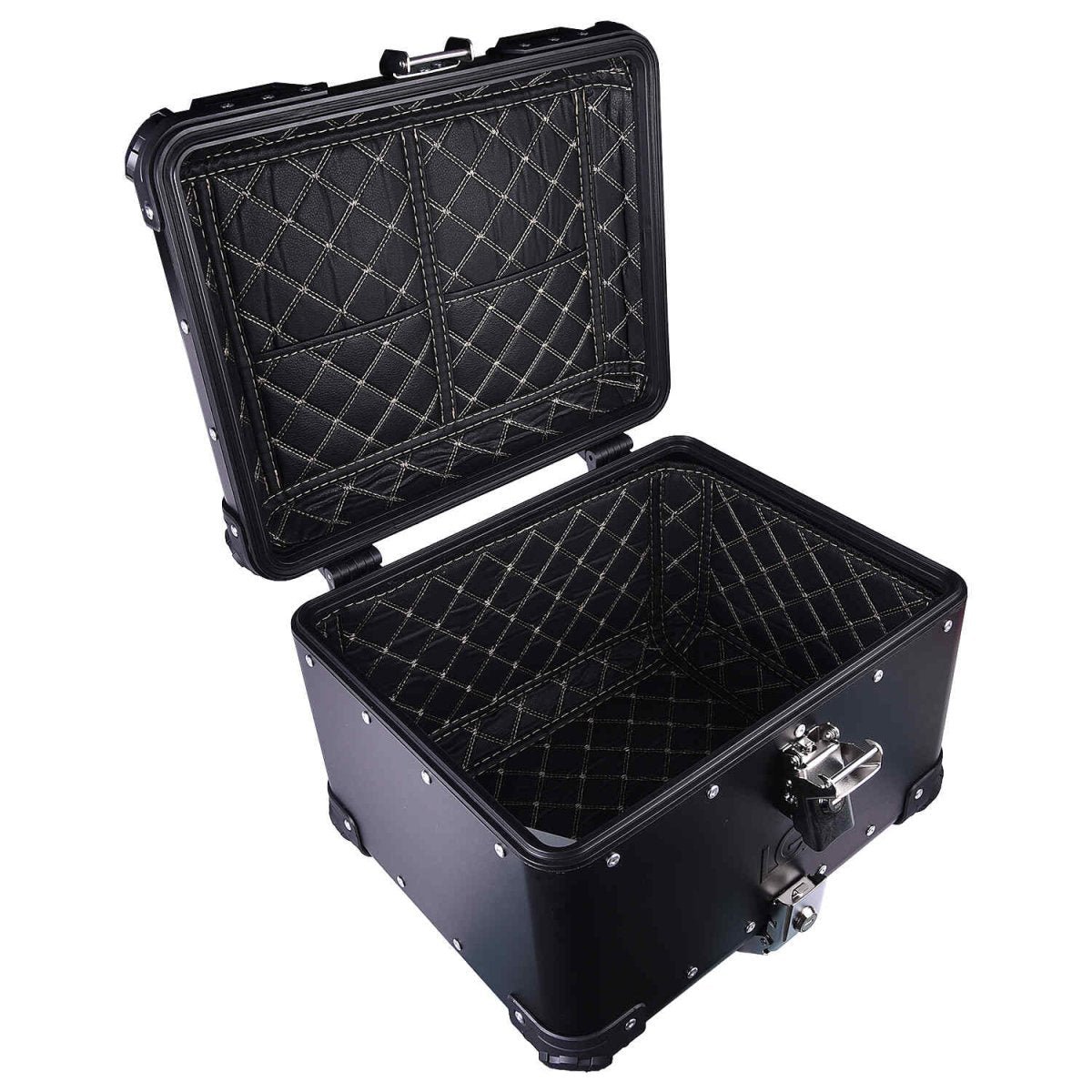 LGP TOP BOX 45L BLACK ROUND CORNER WITH BACKREST - LGP India