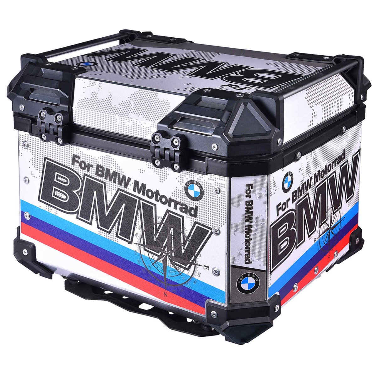 LGP TOP BOX 45L BMW DRAW WITH BACKRESTBlack - LGP India