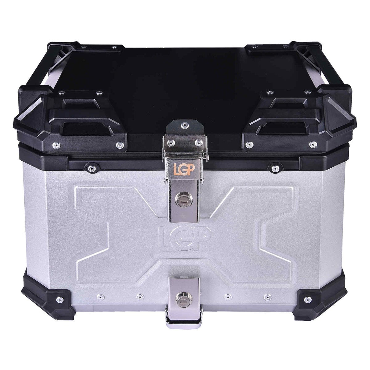 LGP TOP BOX 45L DOUBLE TYPE X WITH BACKRESTSilver - LGP India
