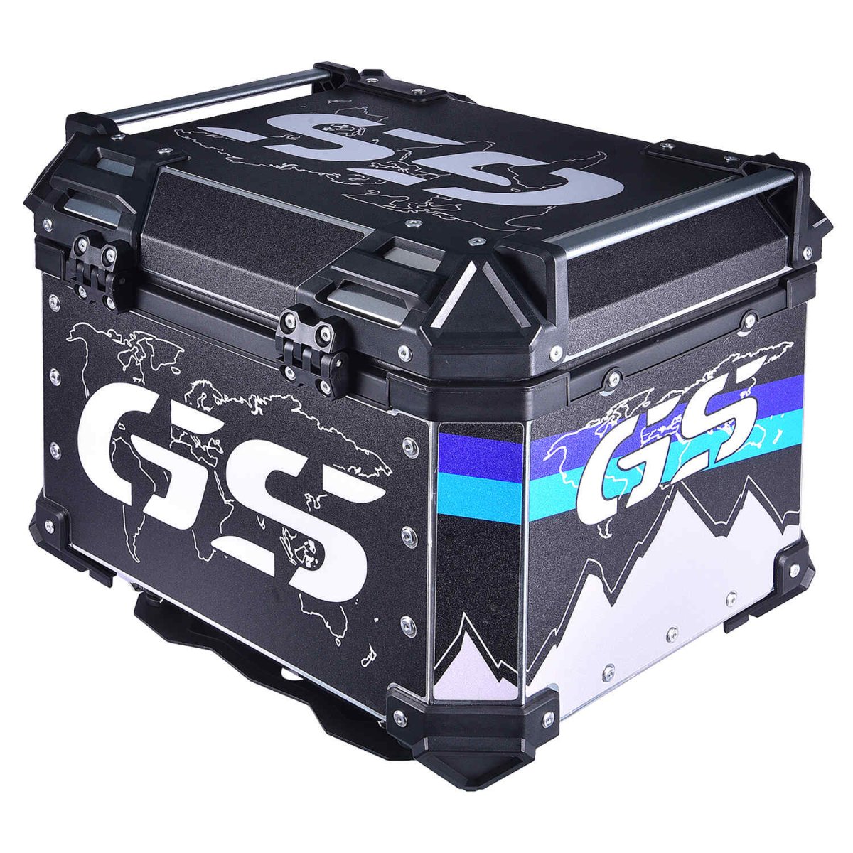 LGP TOP BOX 45L GS ADV WITH BACKRESTBlack - LGP India