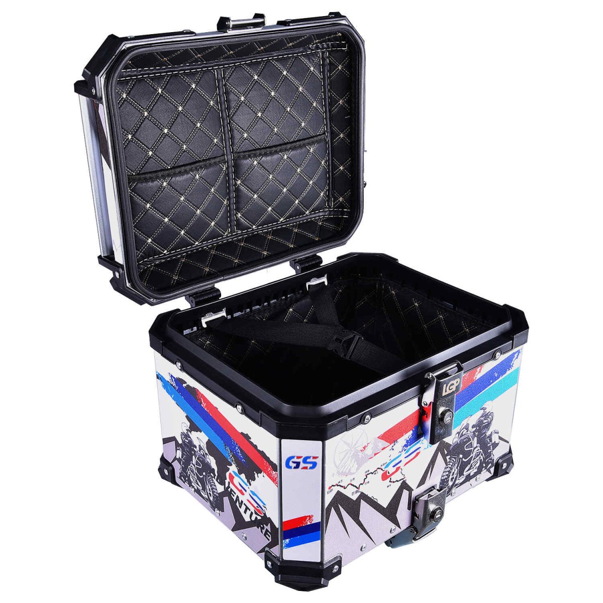 LGP TOP BOX 45L GS ADV WITH BACKRESTBlack - LGP India