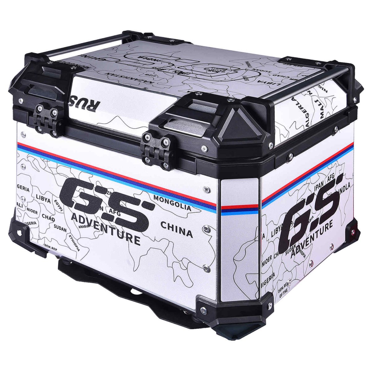 LGP TOP BOX 45L MAP LINE WITH BACKRESTBlack - LGP India