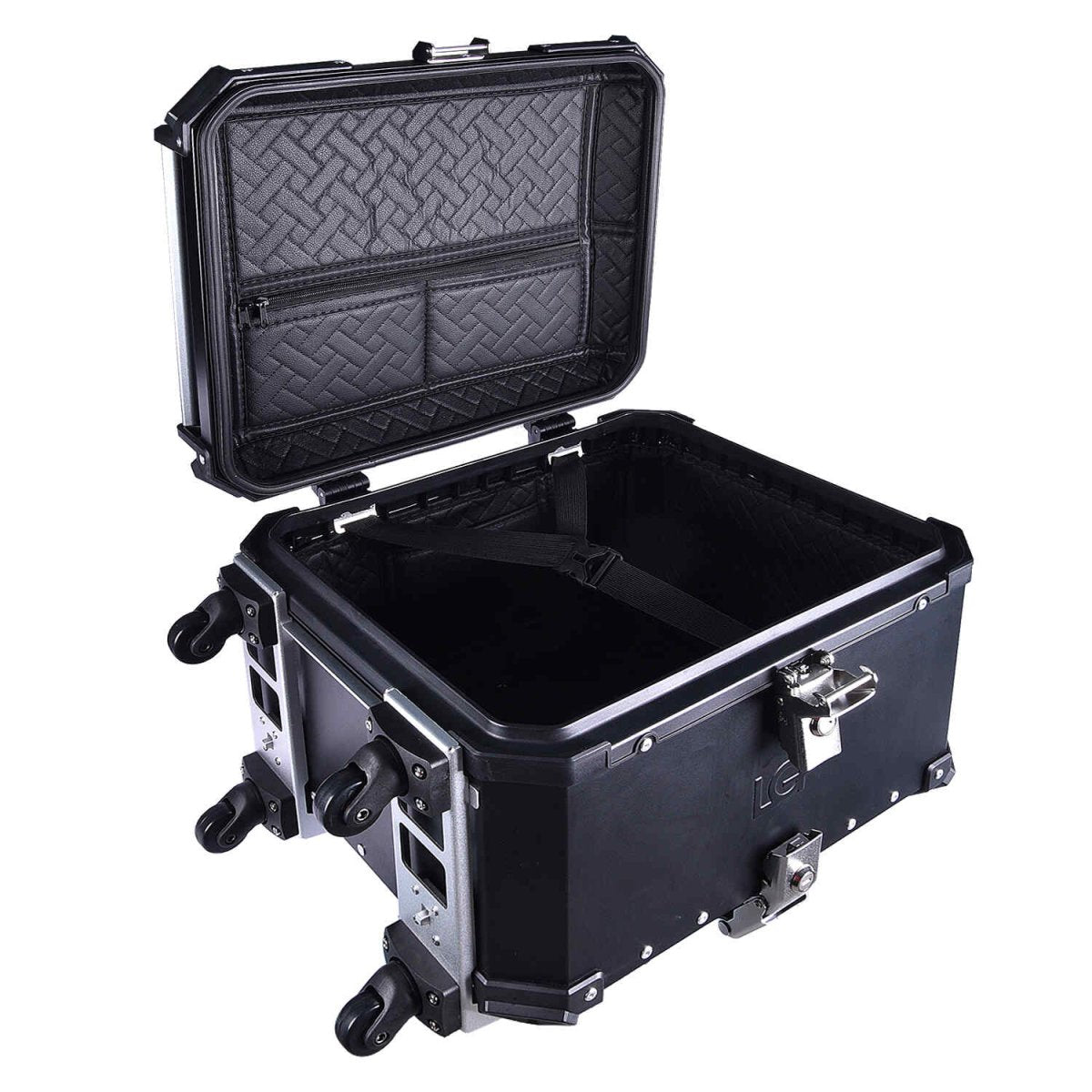 LGP TOP BOX 55L PULL ROD WITH BACKRESTBlack - LGP India
