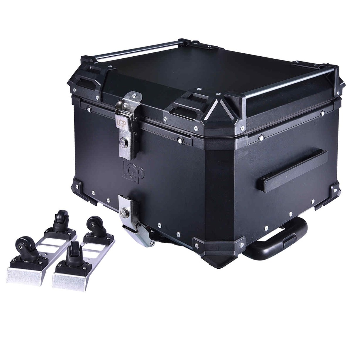 LGP TOP BOX 55L PULL ROD WITH BACKRESTBlack - LGP India
