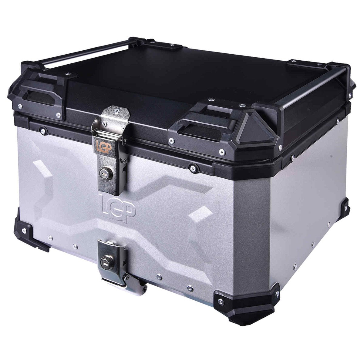 LGP TOP BOX 55L TYPE X WITH BACKRESTSilver - LGP India