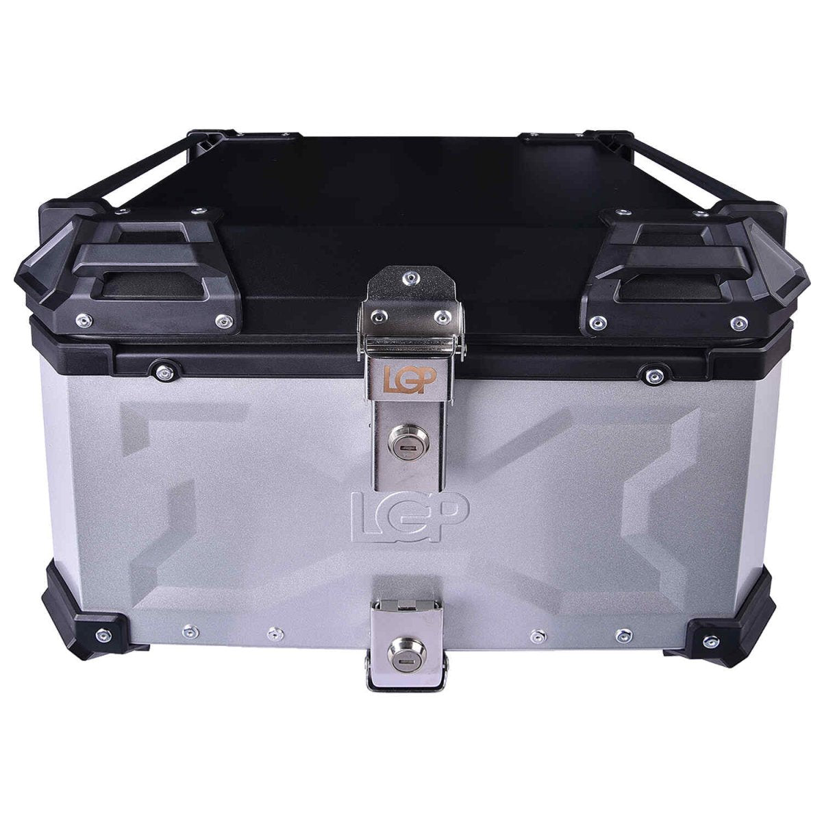 LGP TOP BOX 55L TYPE X WITH BACKRESTSilver - LGP India
