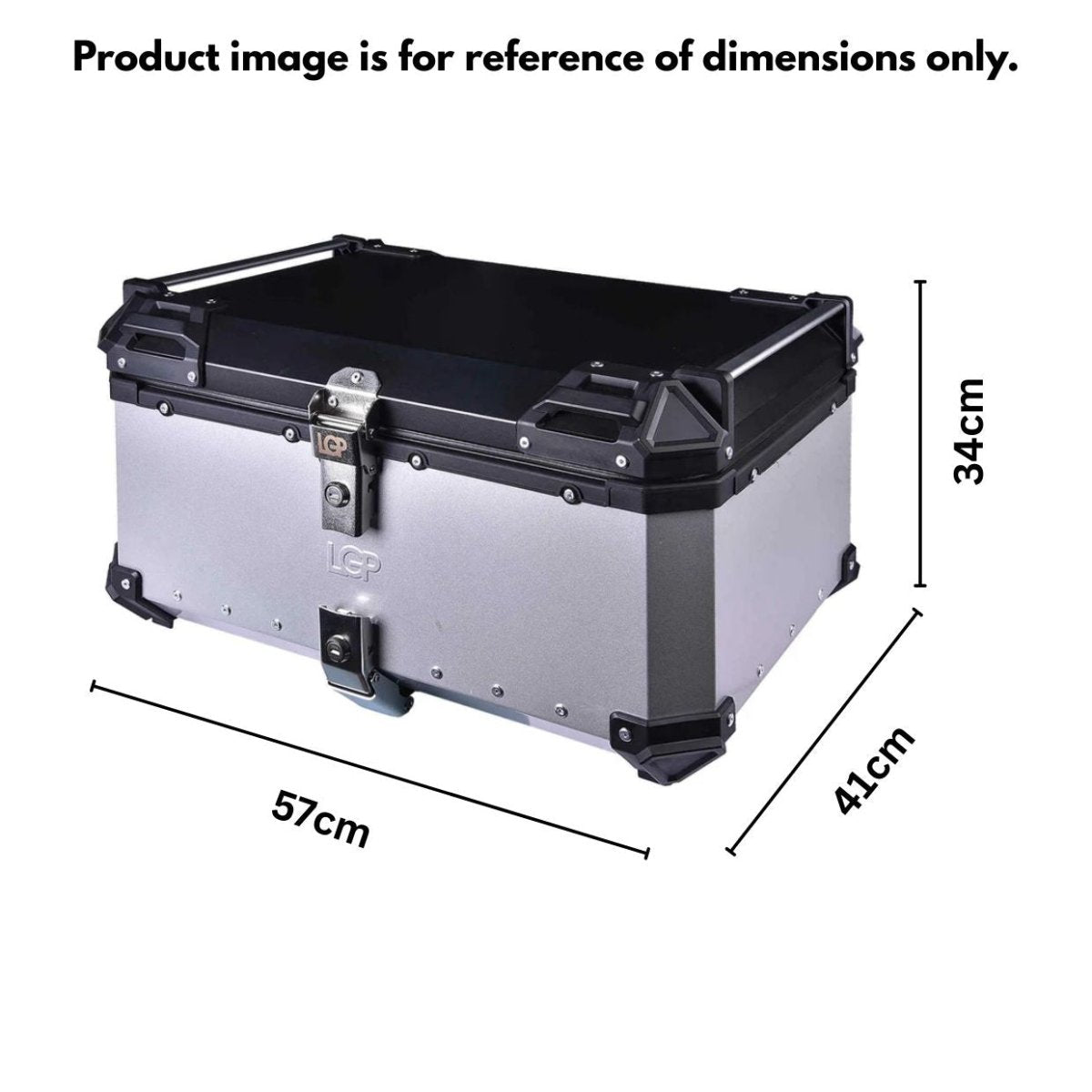 LGP TOP BOX 65L TYPE X WITH BACKRESTBlack - LGP India
