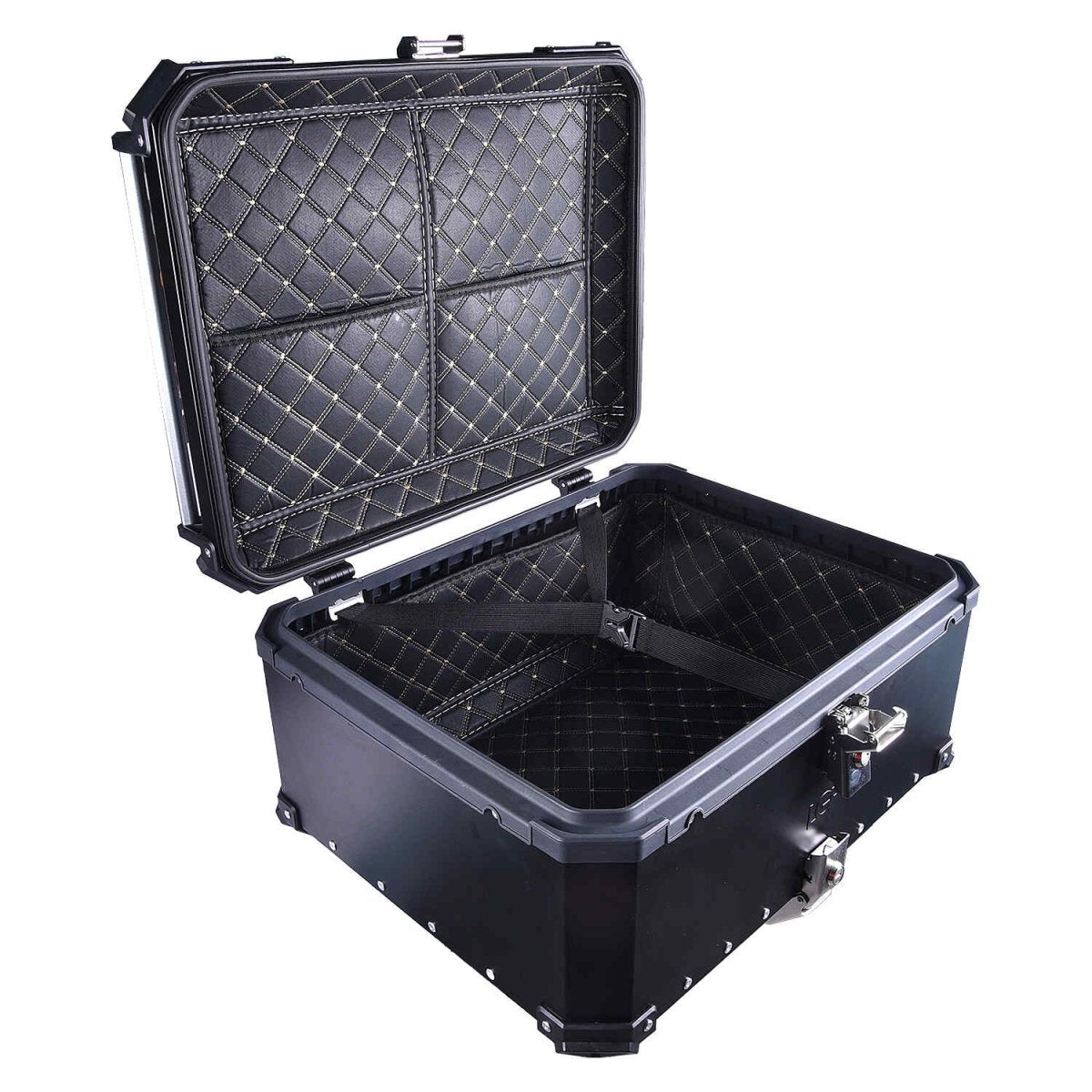 LGP TOP BOX 80L PLANE WITH BACKRESTBlack - LGP India
