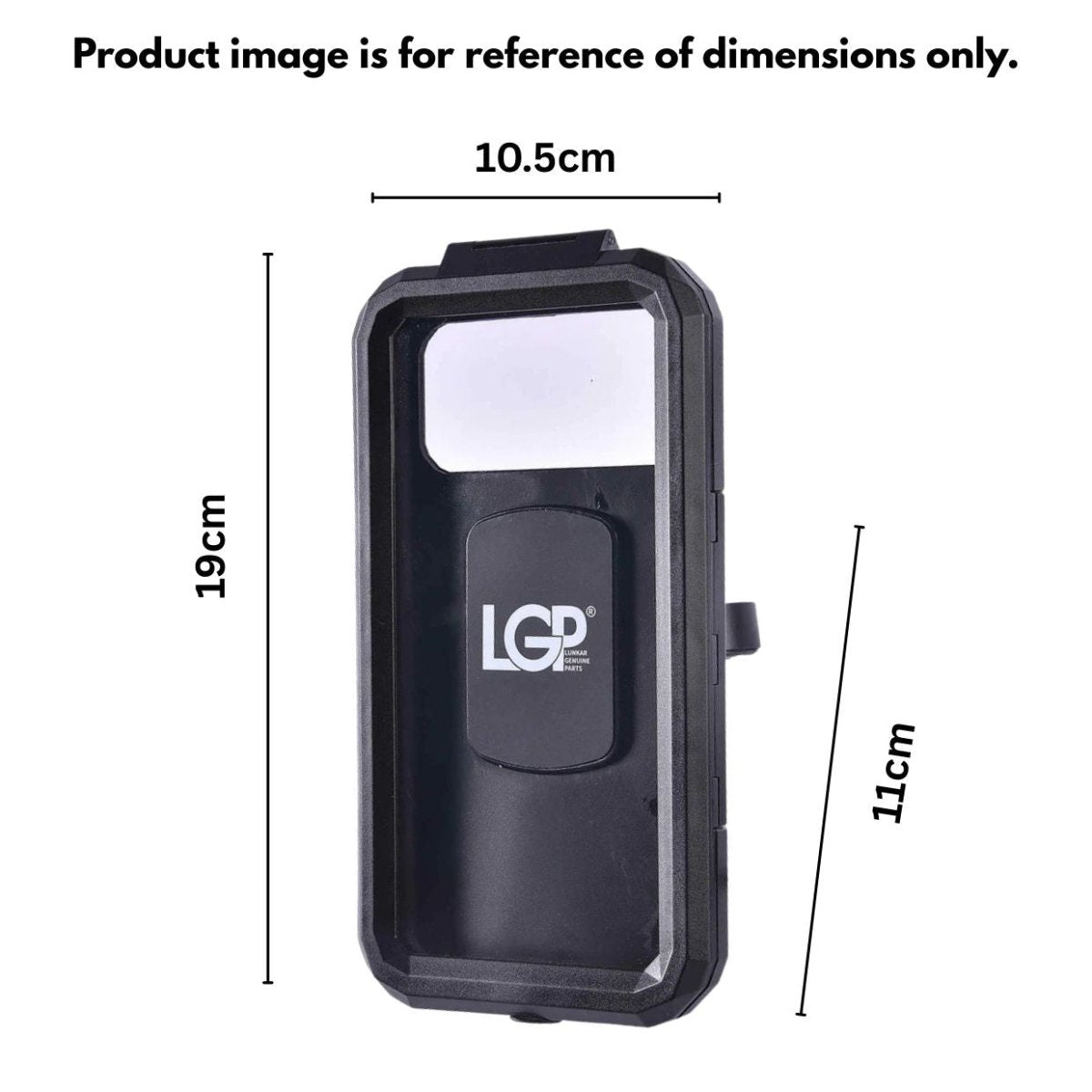 LGP Waterproof Bike Mobile Holder Rainproof Phone Mount with 360° RotationMIRROR FITTING - LGP India