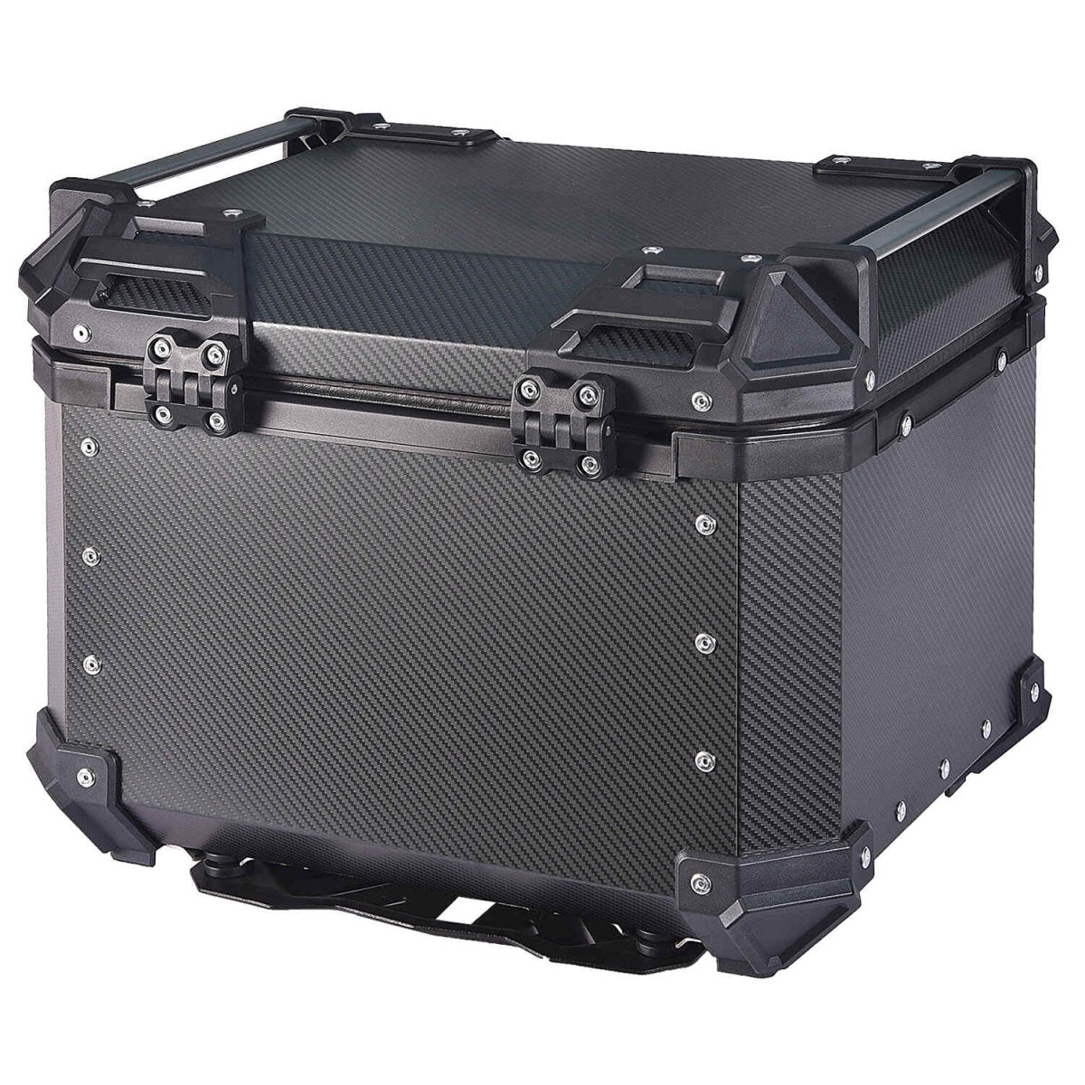 Motorcycle Top Box 45L Carbon Finish Luggage Box with Backrest - LGP India