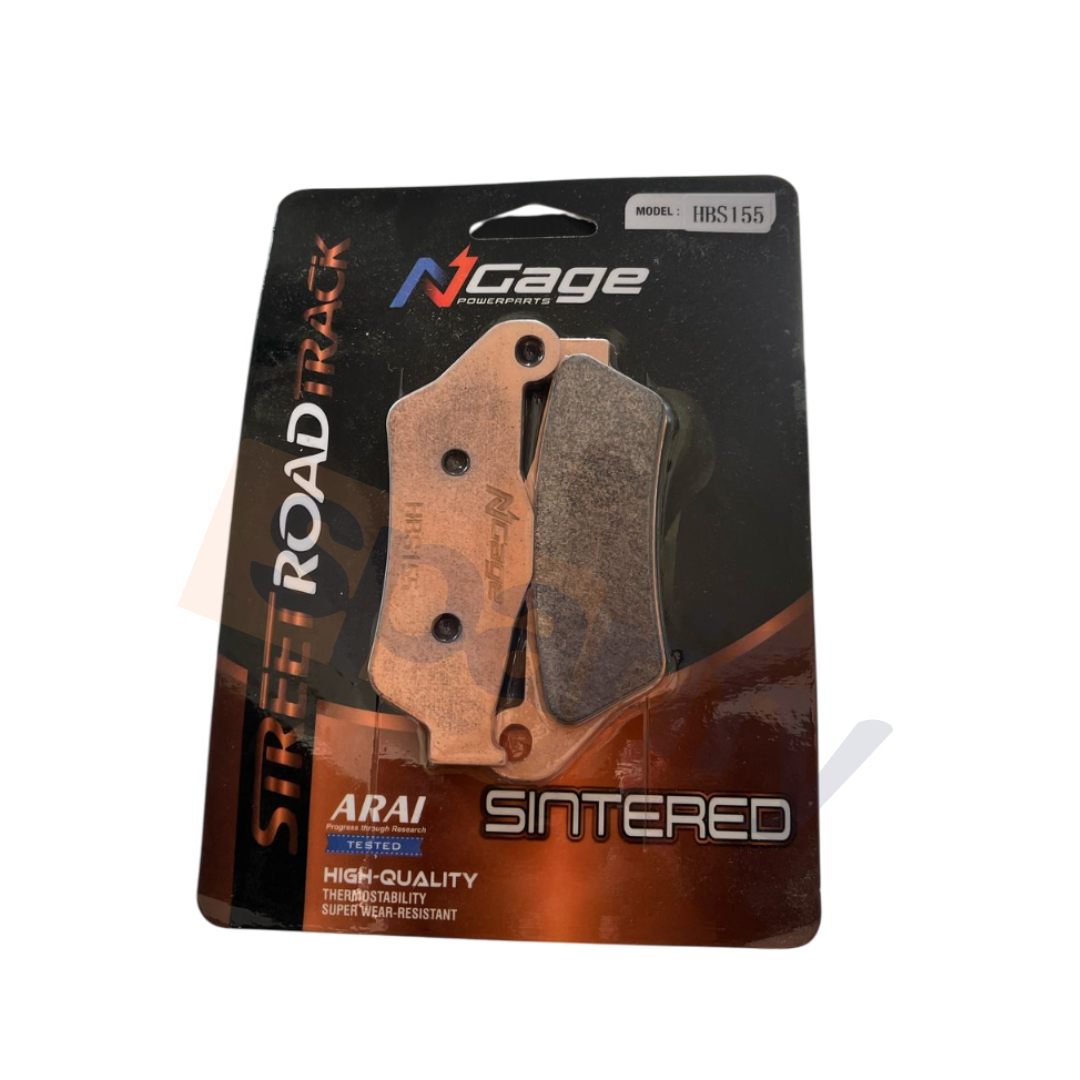 RE HUNTER 350 - METEOR 350 | front sintered brake pads | NGAGE POWERPARTS - ARAI Certified for Extreme Performance