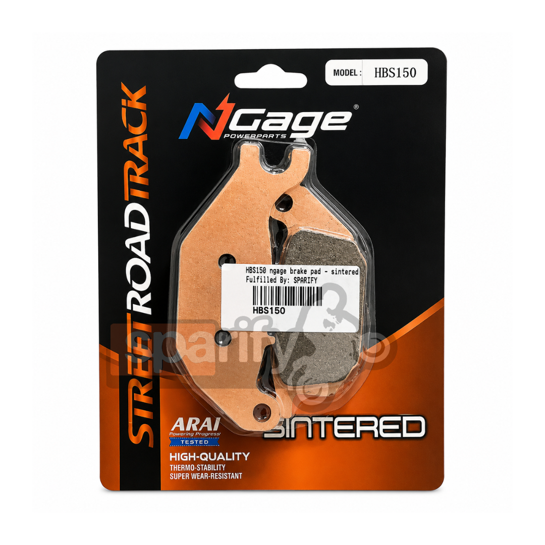YAMAHA R15 V2 | REAR sintered brake pads | NGAGE POWERPARTS - ARAI Certified for Extreme Performance
