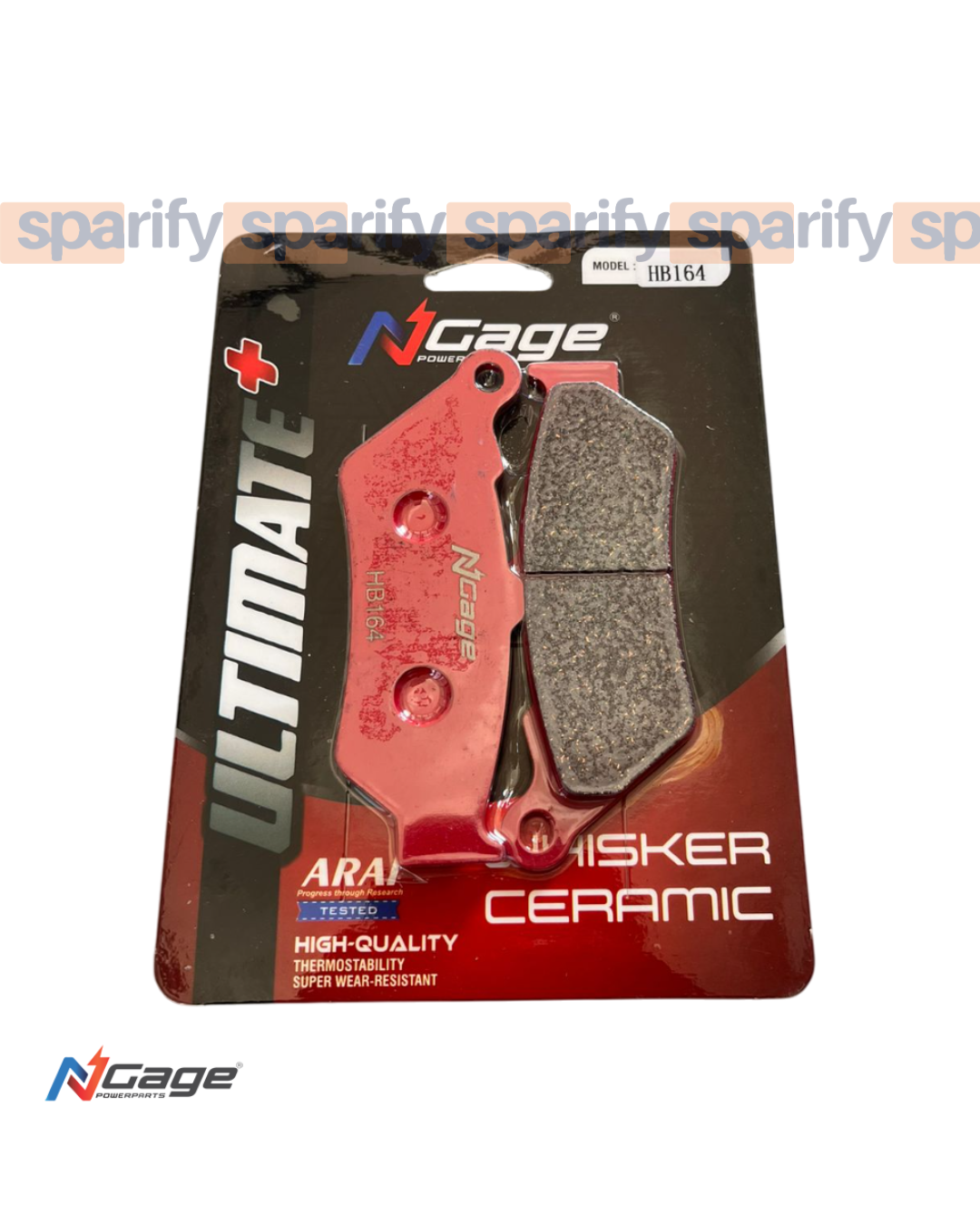 HARLEY DAVIDSON STREET (2016 ONWARDS)- CBR 250R (NON ABS)| front whisker ceramic Ultimate + brake pads | NGAGE POWERPARTS