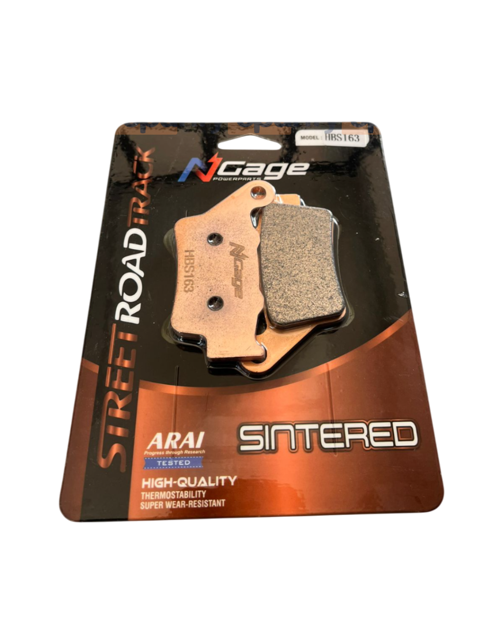 COMBO - KTM ADVENTURE 390 / 250 / X (GEN 1)| front and rear sintered brake pads | NGAGE POWERPARTS - ARAI Certified for Extreme Performance