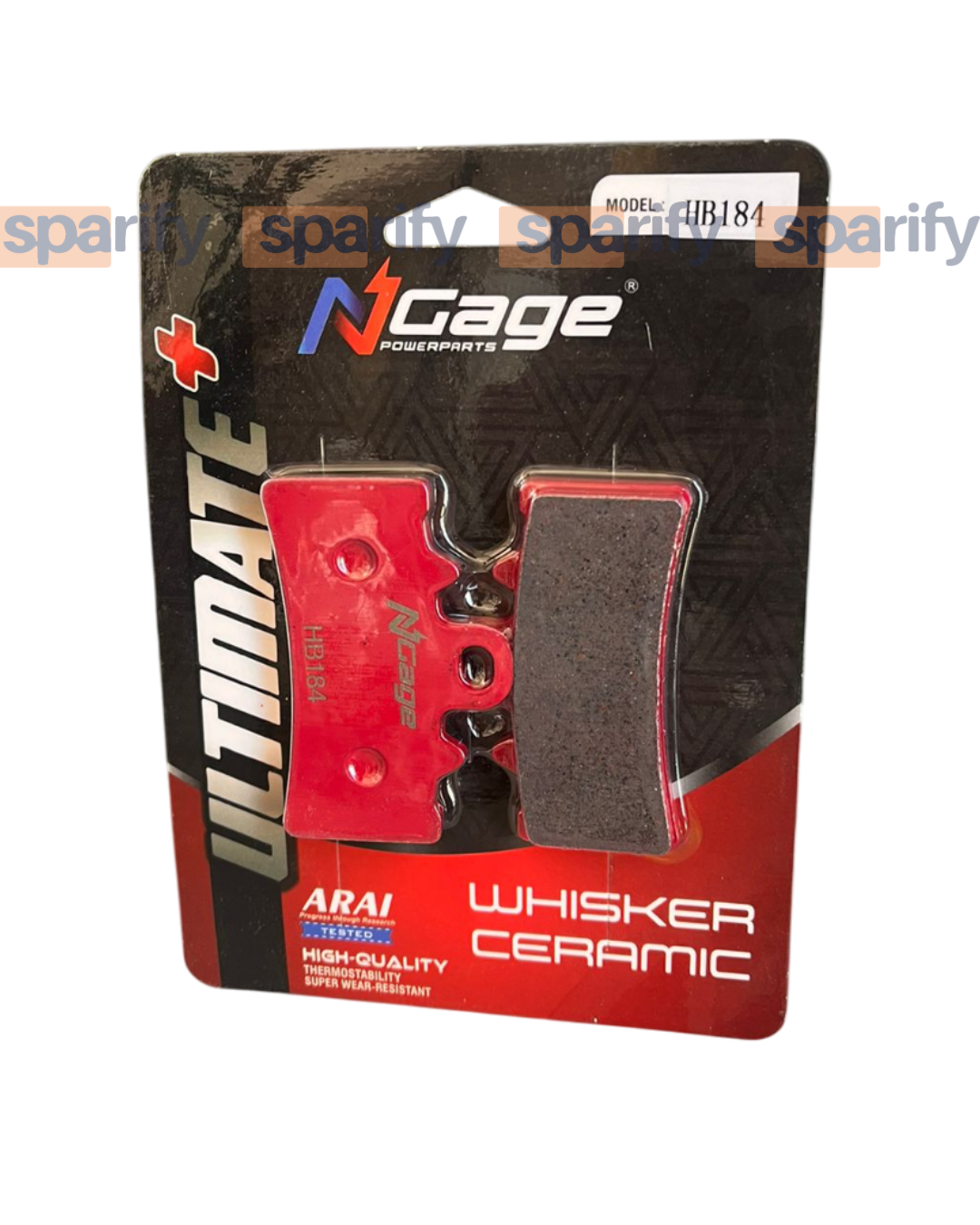 BAJAJ NS 200 /DOMINAR 250/ 400 (UG19 onwards)| front whisker ceramic Ultimate + brake pads | NGAGE POWERPARTS