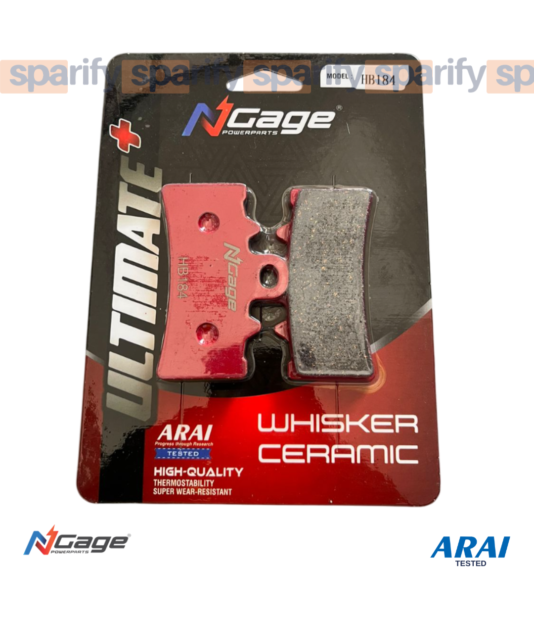KTM ADVENTURE 250/390 | front whisker ceramic Ultimate + brake pads | NGAGE POWERPARTS