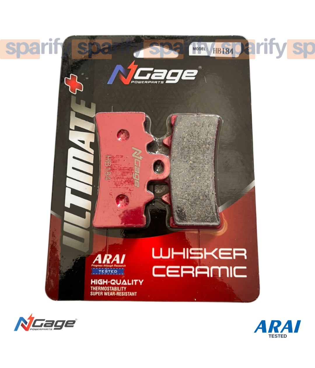 KTM RC 125/200/390 | front whisker ceramic Ultimate + brake pads | NGAGE POWERPARTS