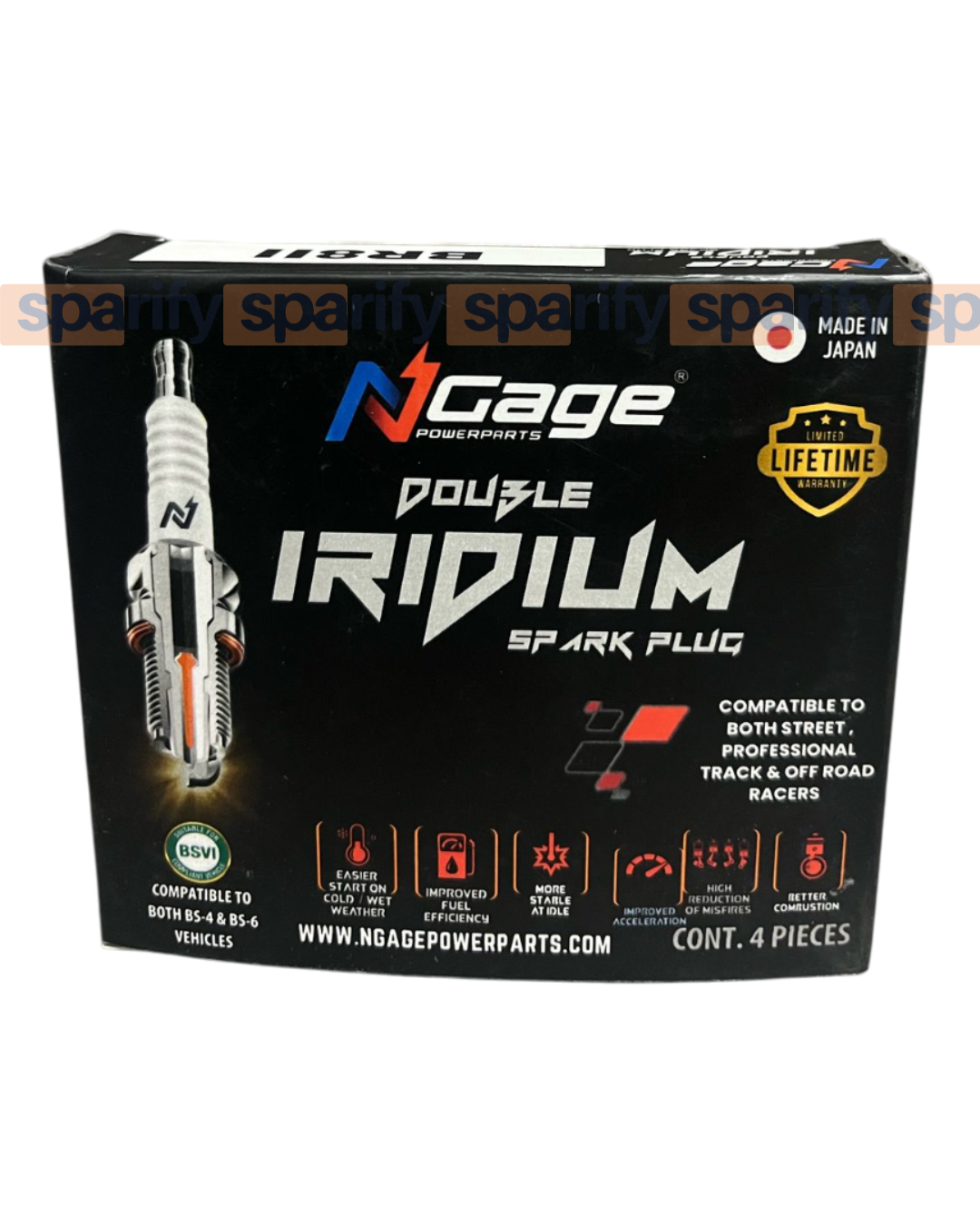 TRIUMPH SPEED TRIPLE / 1050 / R | NGAGE double iridium spark plug | MADE IN JAPAN