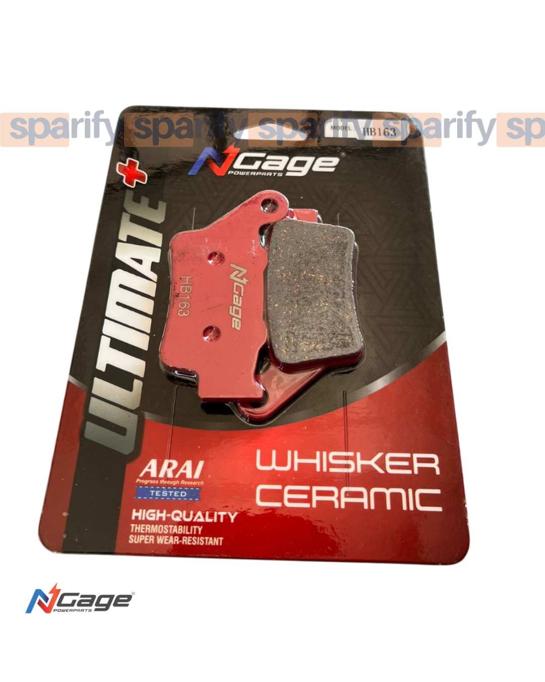 CBR 250R (NON ABS)| rear whisker ceramic Ultimate + brake pads | NGAGE POWERPARTS