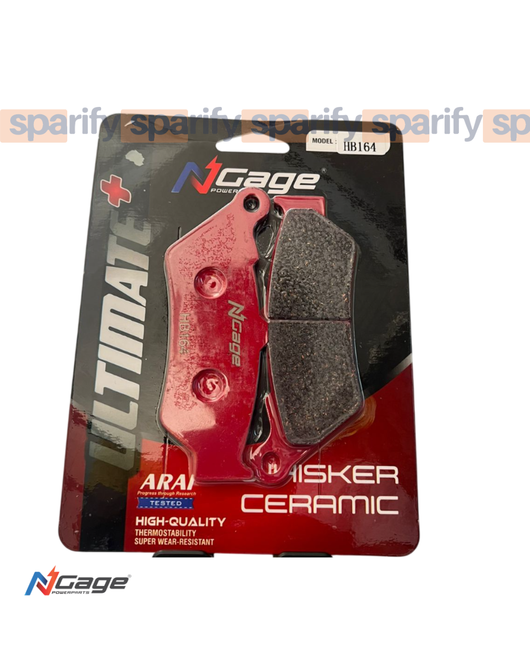 HARLEY DAVIDSON STREET (2016 ONWARDS)- CBR 250R (NON ABS)| front whisker ceramic Ultimate + brake pads | NGAGE POWERPARTS