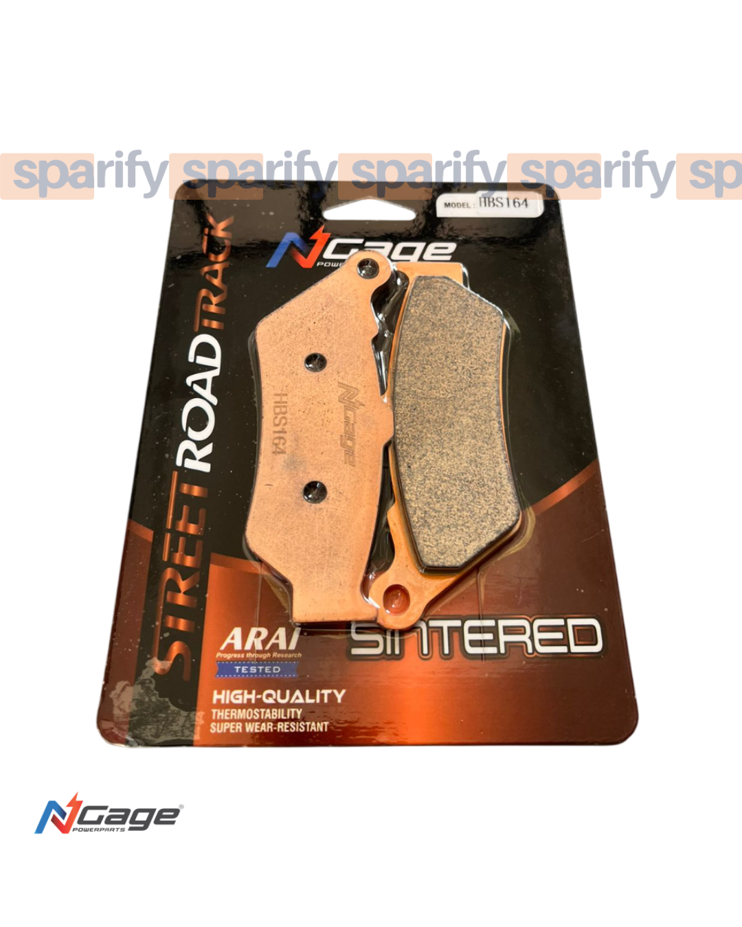RE HIMALAYAN 450 - GUERRILLA 450 - SHOTGUN 650 | front sintered brake pads | NGAGE POWERPARTS - ARAI Certified for Extreme Performance