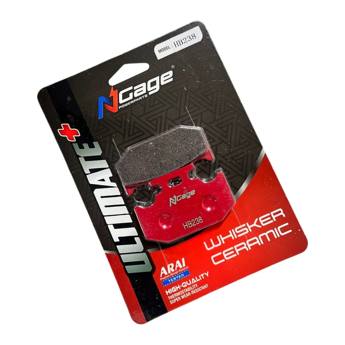 YAMAHA FZ25 - 16 - FAZER 250 | rear whisker ceramic Ultimate + brake pads | NGAGE POWERPARTS
