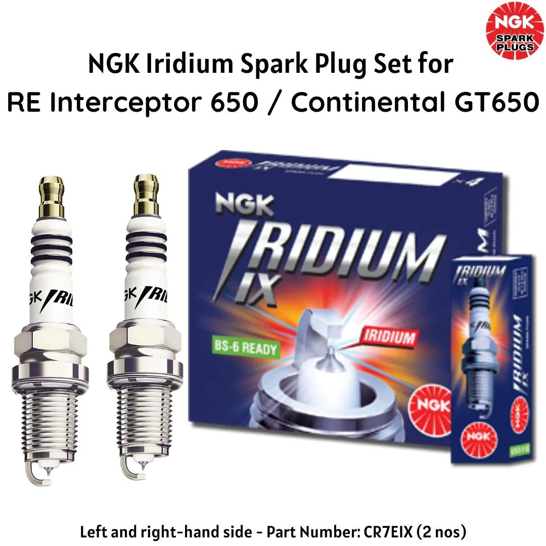 RE Continental GT 650 / Interceptor 650 - Powerage Performance Combo | Slip-On Exhaust + NGAGE Hyper Flow Air Filter + NGK Iridium Spark Plug