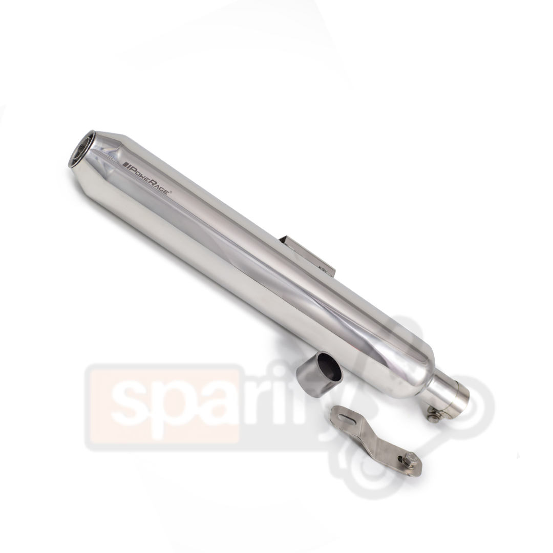 Royal Enfield Classic 350 / 500 Polish Finish (Short Type) Powerage Performance Exhaust