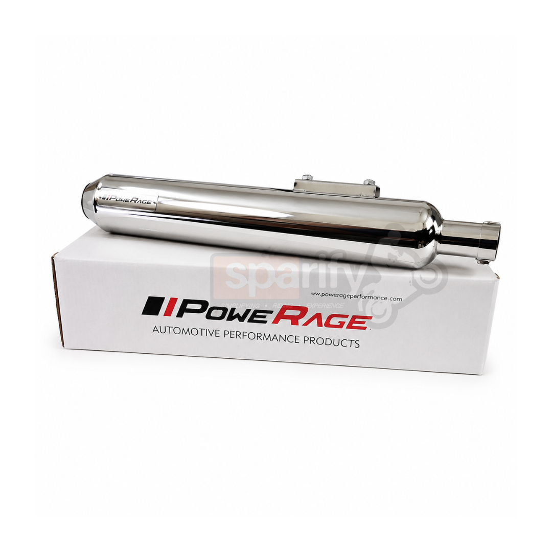 Royal Enfield Meteor 350 / Reborn 350 Powerage Performance Slip-On Exhaust | Polish