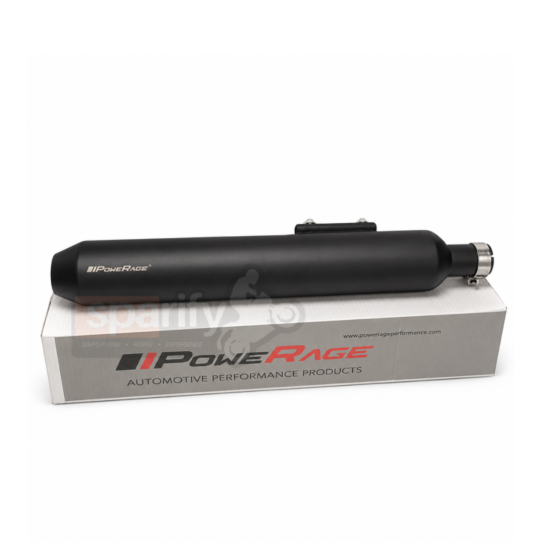 Royal Enfield Meteor 350 / Reborn 350 Powerage Performance Slip-On Exhaust | Black