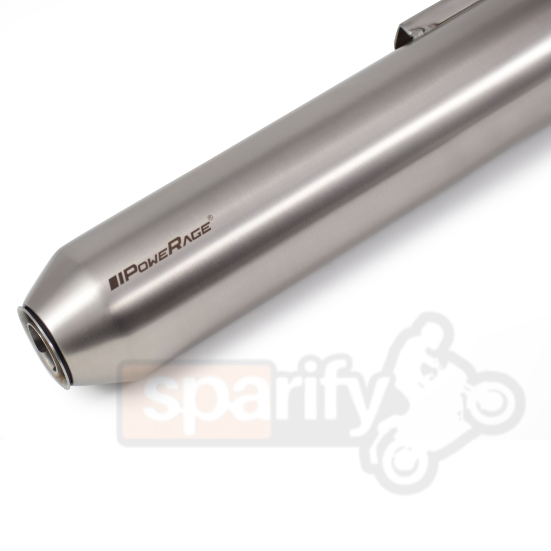Royal Enfield Classic 350 / 500 Silver Matte Finish (Short Type) Powerage Performance Exhaust