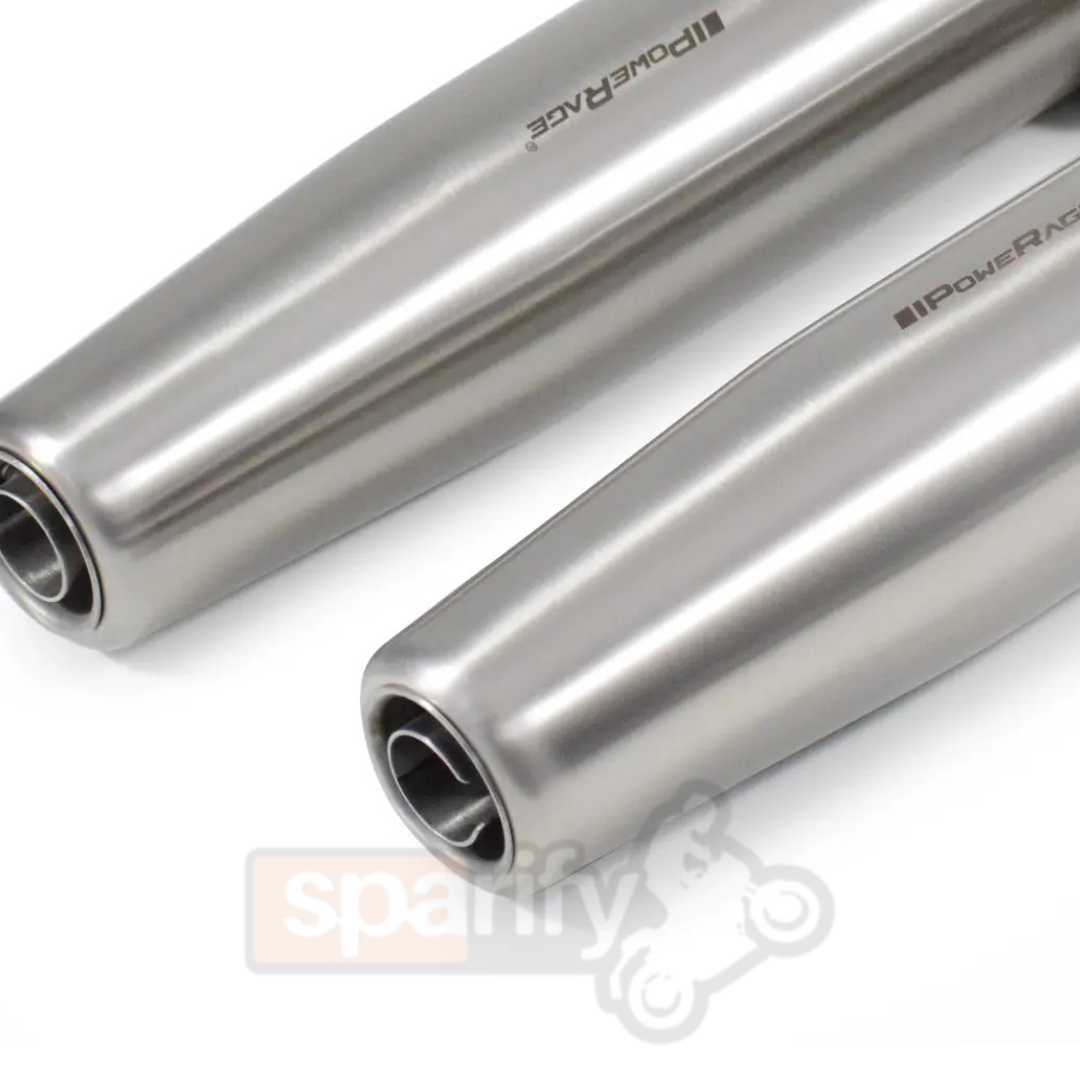 RE Super Meteor 650 - Brushed (MATTE) Finish PoweRage Performance Slip on Exhaust