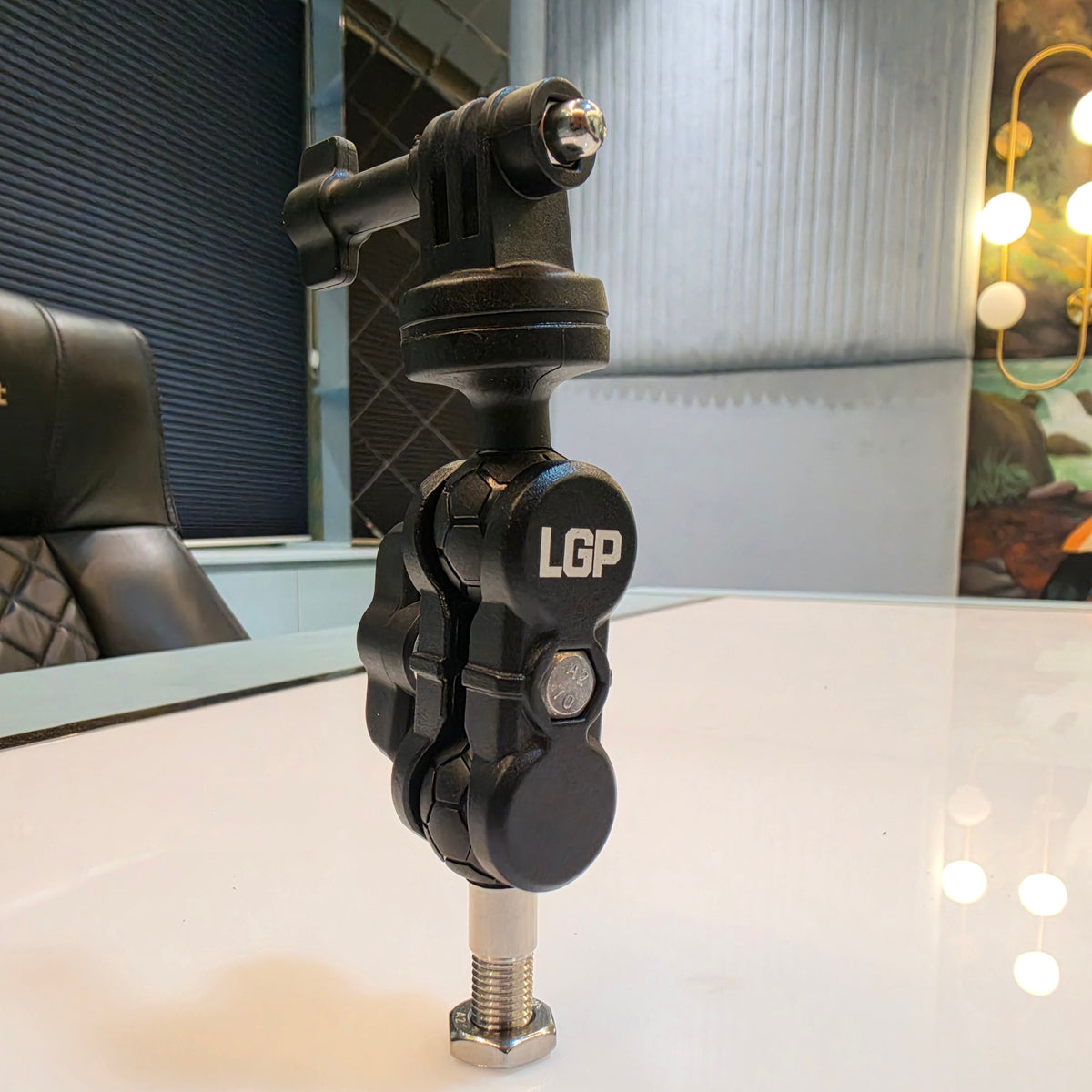 LGP motorcycle mirror mount action camera holder
