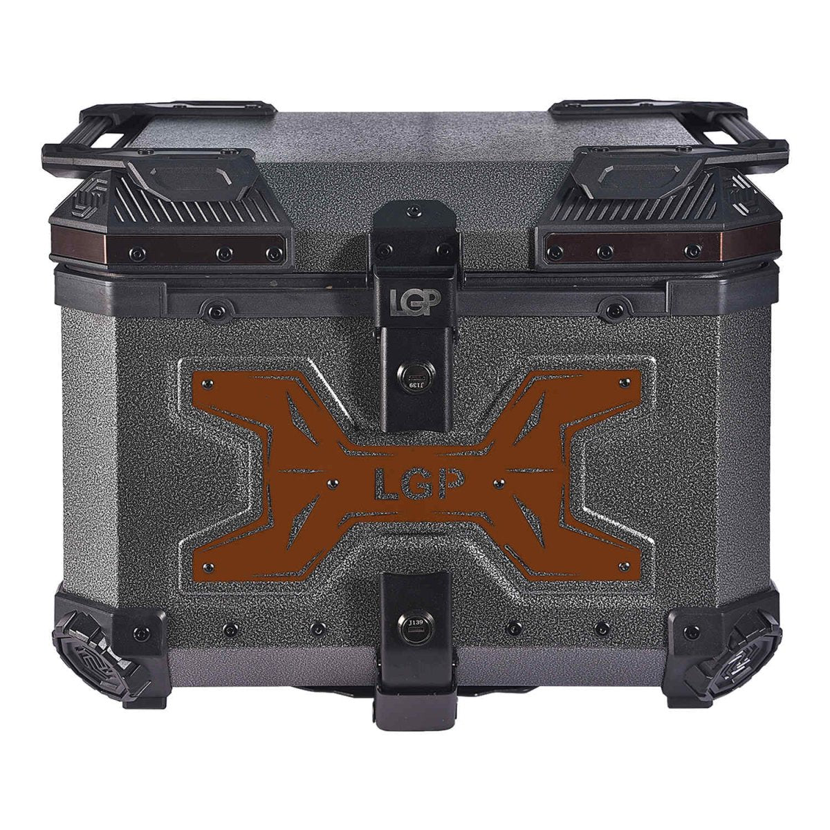 TOP BOX 45L GRAY WRINKLES COPPER W/REST - LGP India
